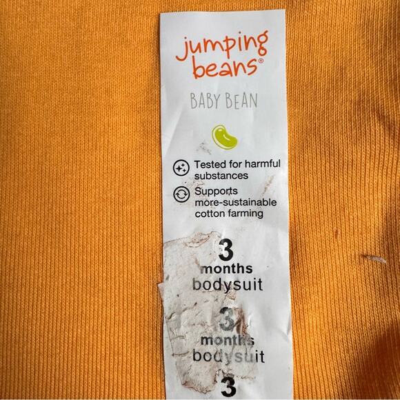 Jumping Beans Baby Bean Short Sleeve Crew Neck Graphic Snap Closure Sz 3M NWT - Picture 4 of 8